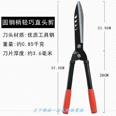 极速剪树枝大剪刀整枝园s丁修枝盆景花草工具整篱剪专用植物花店