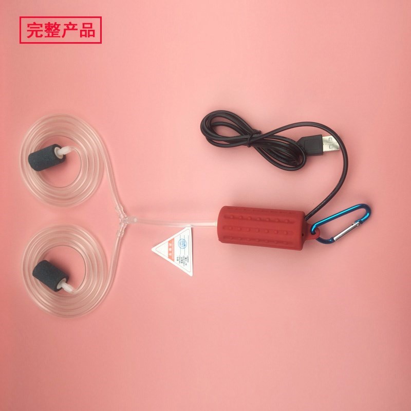 速发充电氧气泵增氧泵钓打养鱼冲氧机户外鱼氧泵接口可换