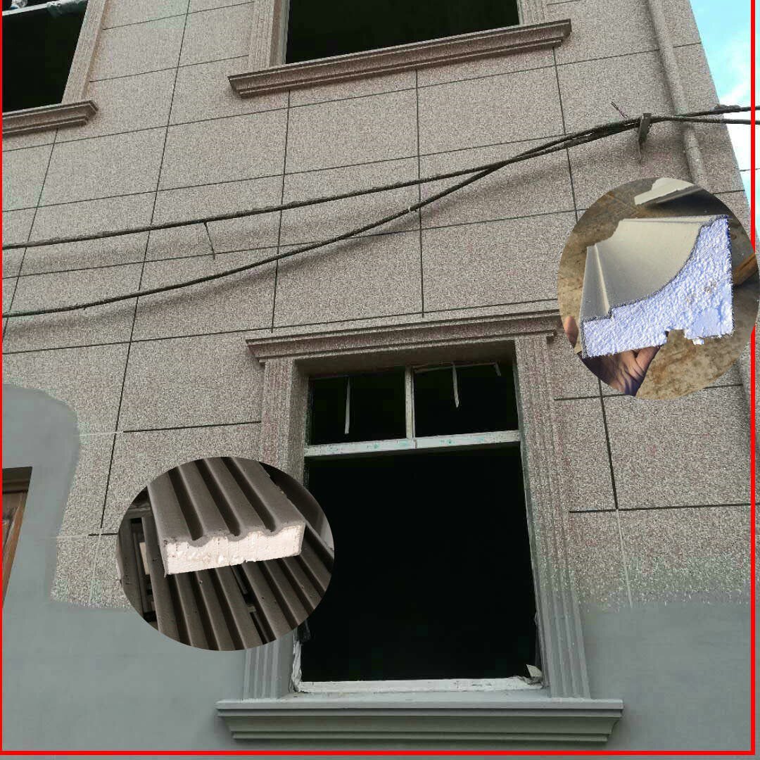 享新折eps泡沫别墅外墙装饰线条窗套线窗户线条边框泡z沫造型外墙