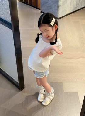Millie Baby｜独家限量！2026新款蕾丝花边短袖上衣短裤套装
