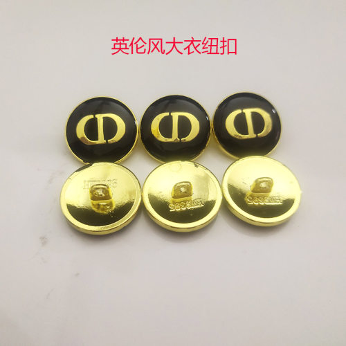 DIY英伦风西装大衣扣圆形金属扣
