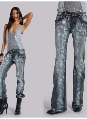 绝！「纯裤战神」jaded重工喷漆绣珠牛仔裤