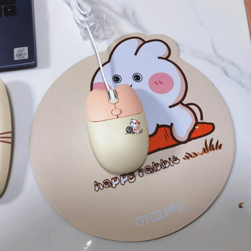 摩天手usb口女生可爱无声静音