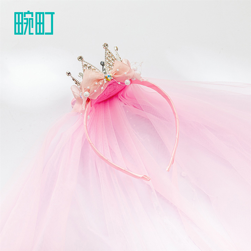 畹町皇冠发箍头纱