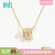 畹町镶钻项链女轻奢通勤锁骨链不掉色ins风简约时尚 气质网红吊坠