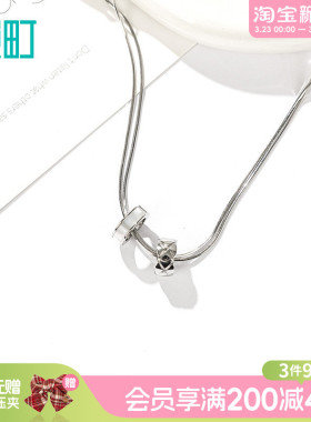 畹町极简金属项链高级感轻奢小众颈链锁骨链女配饰