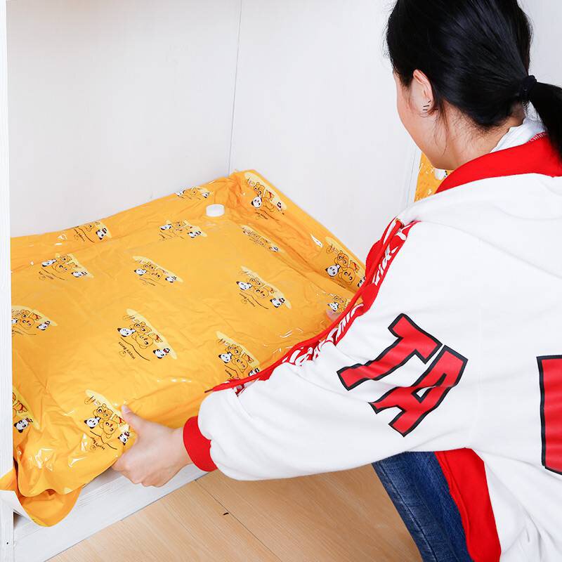 好货。加厚抽气真空压缩袋中号衣服收纳袋神器被子衣物衣行李箱专