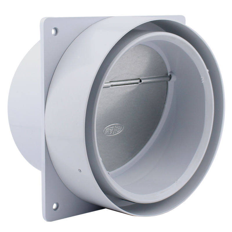 厨房抽油烟机止逆阀公共烟道止回阀排烟管逆风阀防味器防烟宝包邮