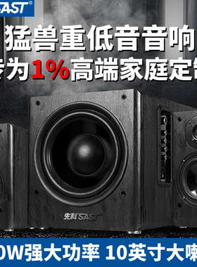 先科X9家庭影院k歌电视音响10寸超重低音炮2.1台式电脑笔记本音箱