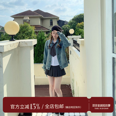 egg ·【磨毛TR＋立体压褶】微A字百褶灰色短裙百搭纯色半身裙