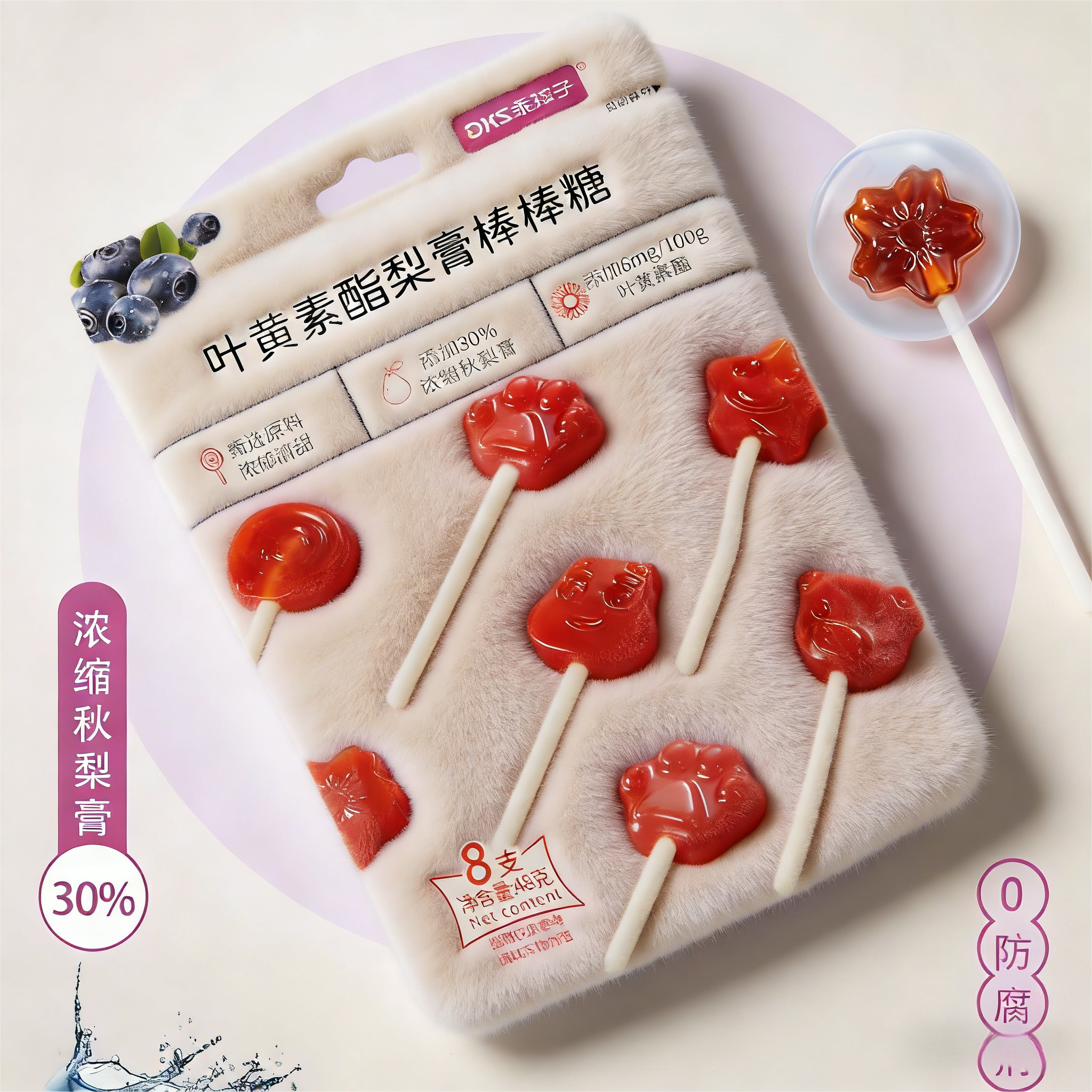 乖孩子叶黄素酯蓝莓糖果无添加剂儿童宝宝营养健康梨膏雪梨棒棒糖,零食/坚果/特产,棒棒糖,淘宝优惠券,粉丝福利购,淘宝优惠卷