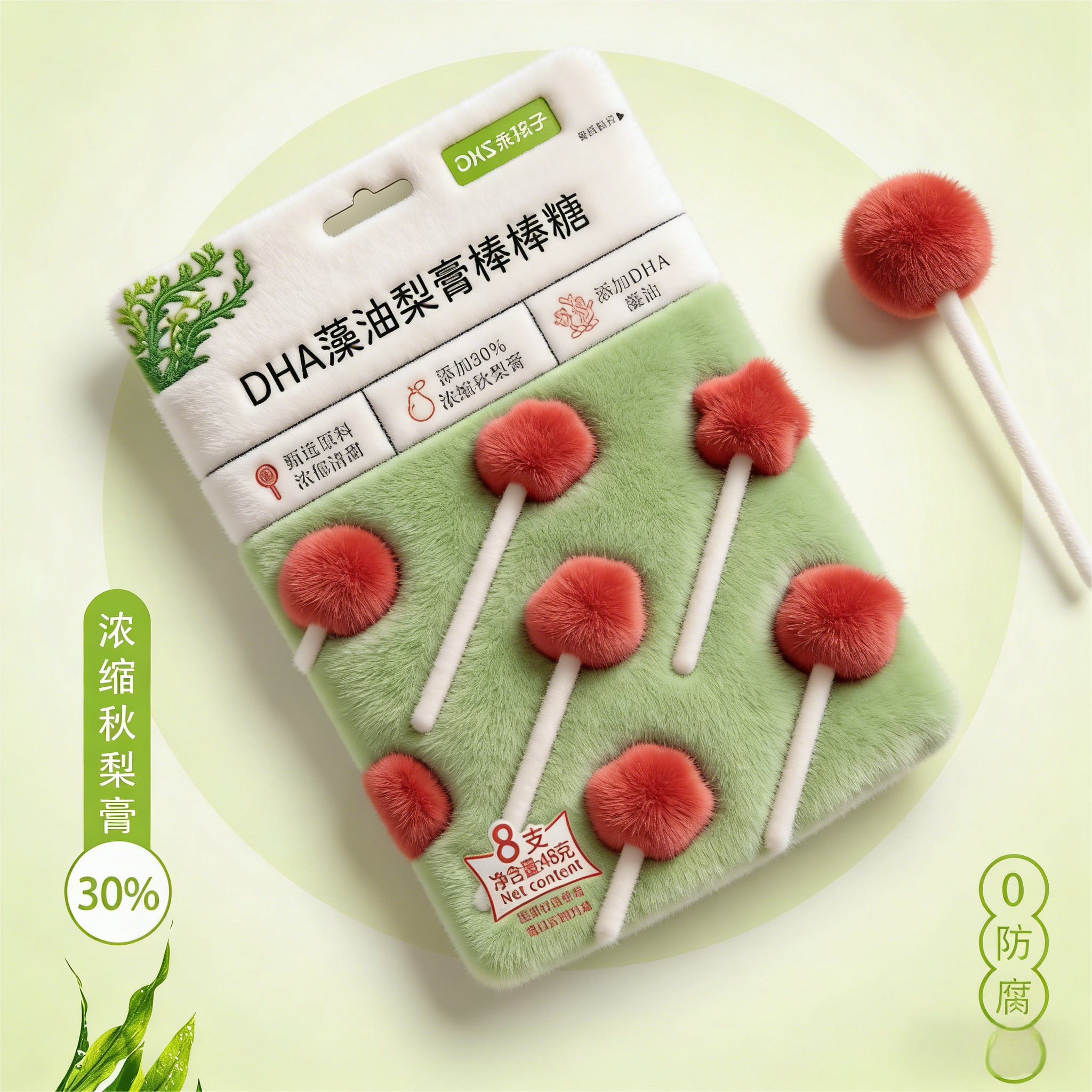 乖孩子dha藻油梨膏棒棒糖儿童休闲零食宝宝营养硬糖独立包装*3袋,零食/坚果/特产,棒棒糖,淘宝优惠券,粉丝福利购,淘宝优惠卷