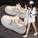 女款 板鞋 2025新款 国风厚底小白鞋 秋季 爆款 百搭防滑增高休闲女鞋 子