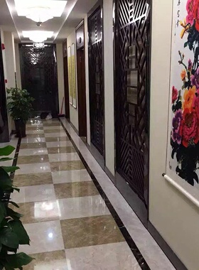 聚宝盆山水招财山水挂画卷轴画富水长流丝绸画国画卷轴画客厅装i.