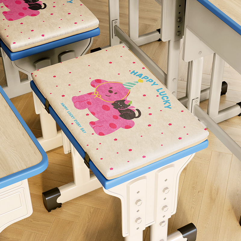 小学生初中生课桌椅学生屁股坐垫卡通加厚教室专用加厚椅垫久坐