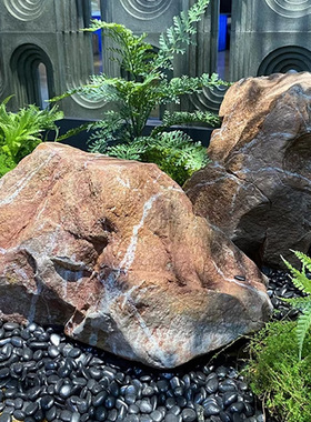 仿真pu石头园林绿植造景装饰摆件