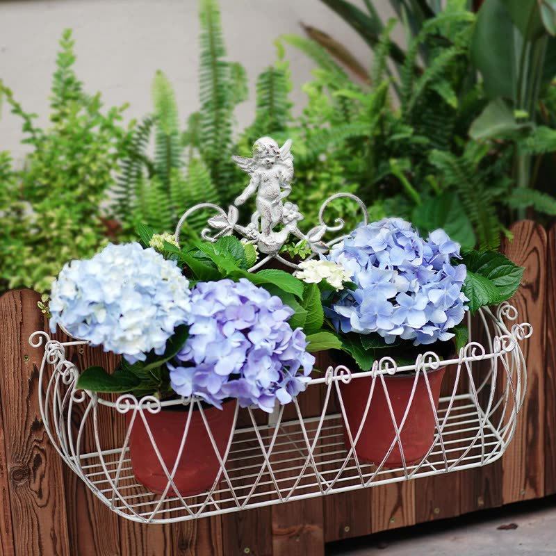 美式复古铁艺天使壁挂花架二件套创意墙面装饰挂饰做旧置物架挂篮,鲜花速递/花卉仿真/绿植园艺,花架,淘宝优惠券,粉丝福利购,淘宝优惠卷