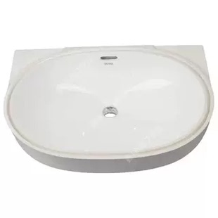 TOTO台盆LW546B椭圆洗面盆台下嵌入式陶瓷卫生间台盆龙头DL363
