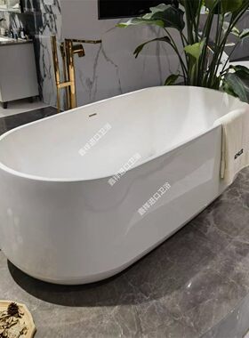 科勒浴缸K-8336T-0 丝瑞灵雅石独立浴缸 1.7米独立式浴缸家用浴盆