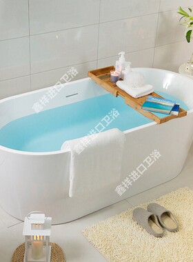 科勒K-25166T-0/25165T/25167艾芙2.0椭圆形无缝独立式压克力浴缸