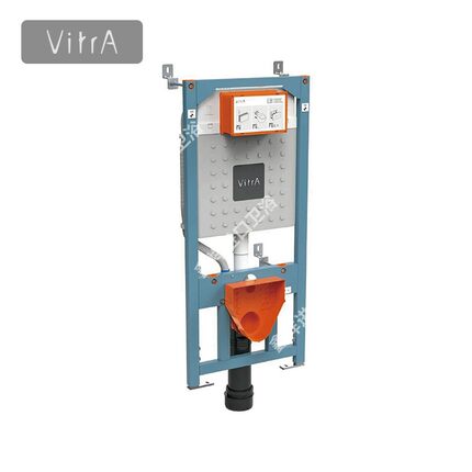 VitrA威达进口隐藏式水箱马桶入墙气控水箱配套白色面板762