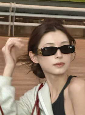 酉事复古港风小框墨镜ins网红款街拍凹造型偏防紫外线太阳镜男女