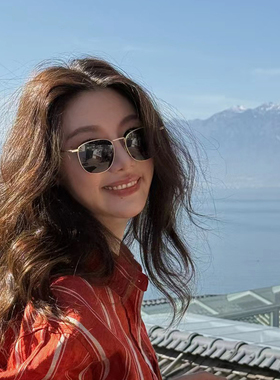 方框墨镜复古方形港风太阳镜女圆脸可配近视偏光眼镜男大框显脸小