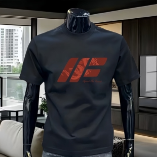 美式高街重磅短袖男装半袖国潮牌衣服青少年宽松大码t恤百搭上衣