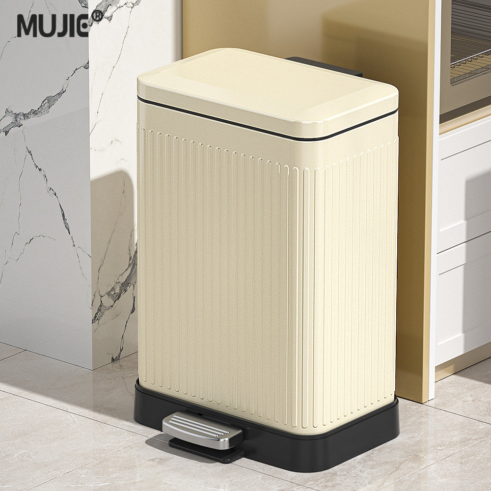 厨房垃圾桶家用带盖大号大容量客厅不锈钢高颜值2026新款办公室筒