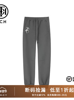 TCH潮牌轻奢灰色时尚潮流卫裤2025冬季新款T21420C2011