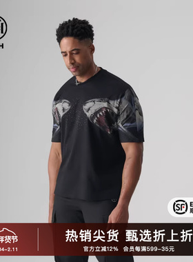 TCH潮牌2025夏季新款烫钻百搭宽松短袖T恤男女同款T72B106183