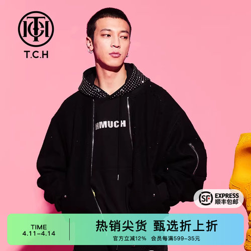 烫钻时尚棒球服加厚夹克外套