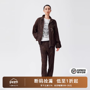 TCH潮牌时尚满印烫钻休闲外套男女商场同款潮流百搭复古春秋新款