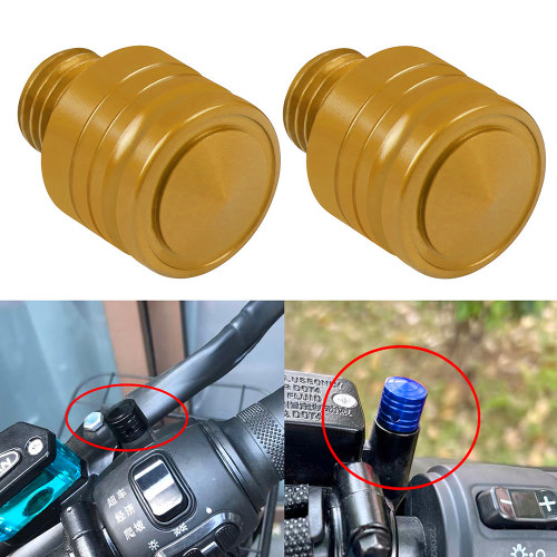 适用隆鑫180R 200R 200AC GP200R后视镜螺丝堵镜座孔堵头螺丝改装