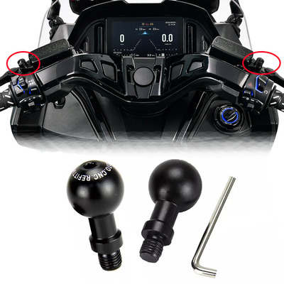 适用新款豪爵UFR150改装配件后视镜装饰螺丝改装镜孔堵头帽防锈头