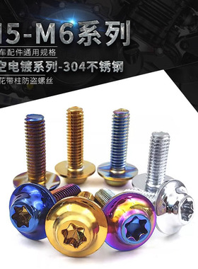适用本田CB650R/CBR600RR/CB400/CRF125/450改装全车外壳包围螺丝