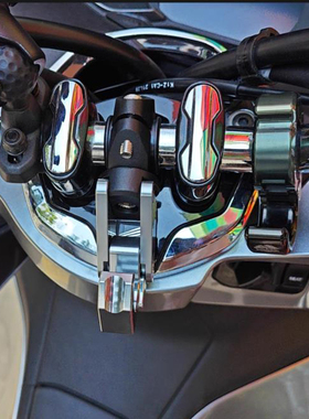 适用本田摩托车铝合金置物挂钩爪PCX160 PCX150/125改装车把挂钩