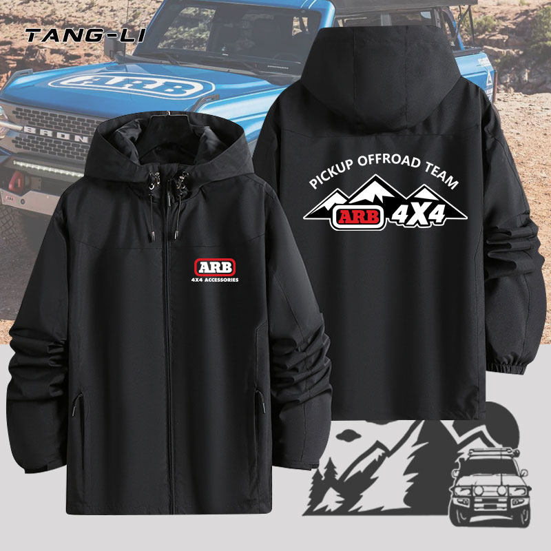 ARB4x4越野车改装车配件周边可定制图案冲锋衣夹克外套春秋衣服潮