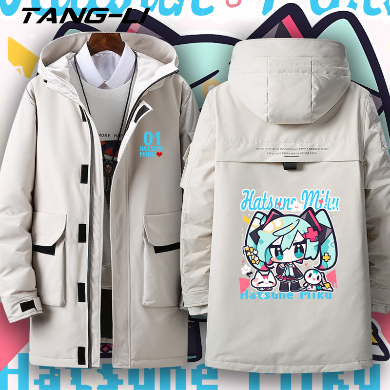 初音未来MIKU联名中长款羽绒服