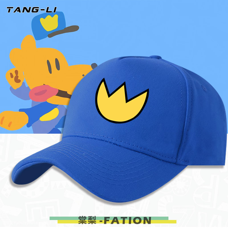 DOGMAN神探狗狗周边卡通印花帽子 男女夏季遮阳帽弯檐鸭舌棒球帽
