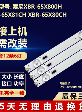 适用索尼XBR-65X800H XBR-65X81CH XBR-65X80CH灯条LYX-LB6508M