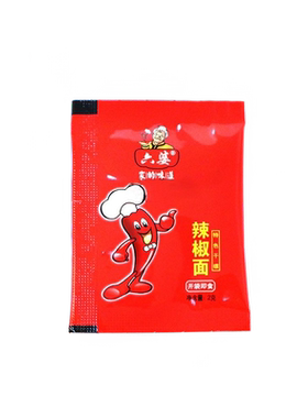 六婆蘸料辣椒面2克调味料
