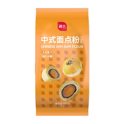 展艺中筋小麦粉包子馒头用500克