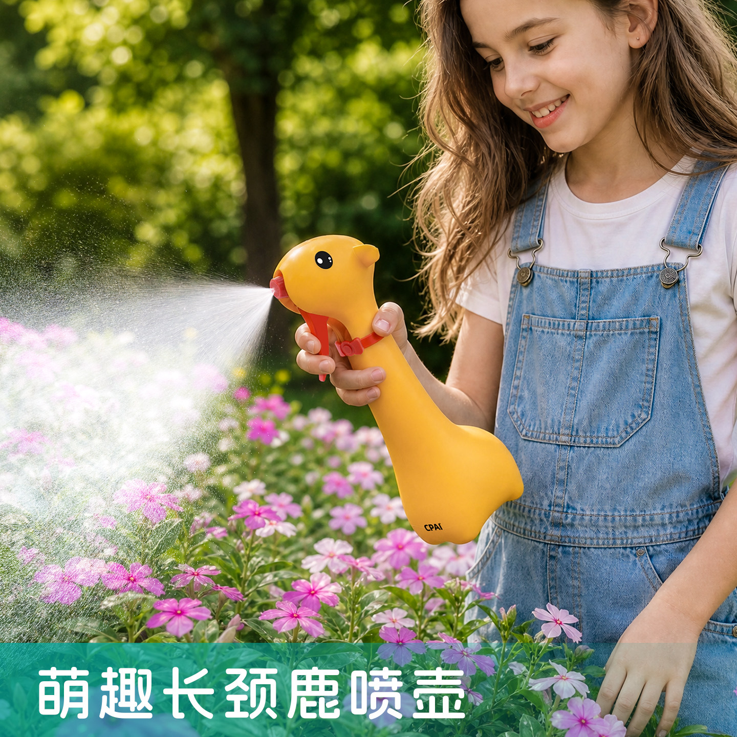 长颈鹿儿童浇花草细腻酒水喷水壶图片