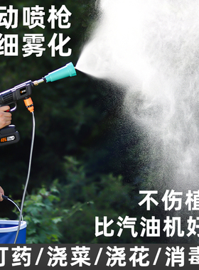 2025新款电动喷雾器农用家用小型打药机高压喷枪打农药喷水雾神器