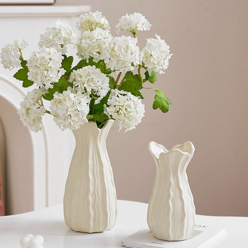 高级感奶油风陶瓷花瓶水培插花摆件客厅餐桌装饰花器创意简约现代,鲜花速递/花卉仿真/绿植园艺,花瓶,淘宝优惠券,粉丝福利购,淘宝优惠卷