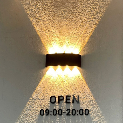 户外壁灯led床头灯2025年新款结婚高级感防水庭院影壁墙灯门口灯