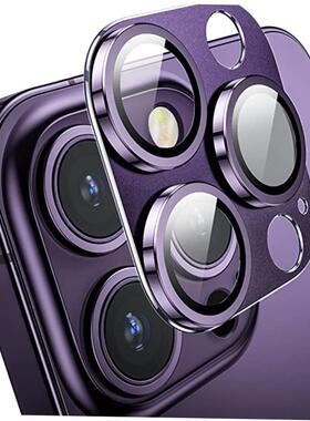 Camera Lens Metal Protector Glass适用于iPhone 14 13 12 11 15