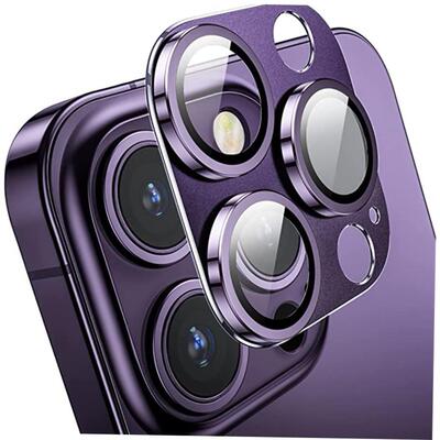 Camera Lens Metal Protector Glass适用于iPhone 14 13 12 11 15