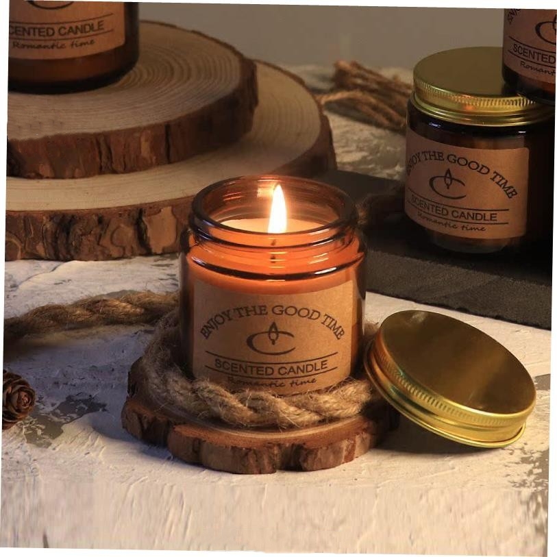 Essential Oil Scented Jar Candles Incense Fragrance Sleep 1